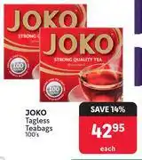 Makro Joko Tagless Teabags-100's Each offer