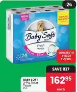 Makro Baby Soft 2 Ply Toilet Tissue-24's Each offer