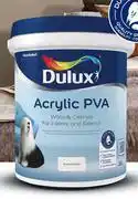 Makro Dulux 20L Acrylic PVA White Or Standard Colours offer