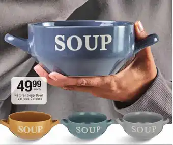 Checkers Natural Soup Bowl offer