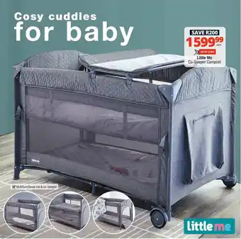 Checkers Little Me Co-Sleeper Campcot offer