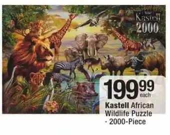 Checkers Kastell African Wildlife Puzzle offer