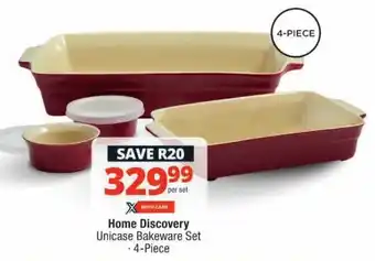 Checkers Home Discovery Unicase Bakeware Set offer