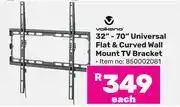 Game Volkano 32-70 Universal Flat & Curved Wall Mount TV Bracket-Each offer