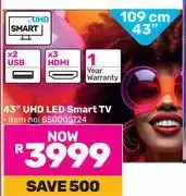 Game JVC 43(109cm) UHD LED Smart TV offer