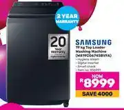 Game Samsung 19Kg Top Loader Washing Machine WA19CG6745BVFA offer