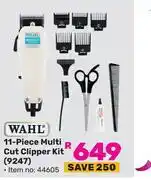 Game Wahl 11 Piece Multi Cut Clipper Kit 9247 offer