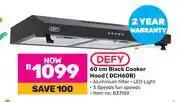 Defy 60cm Black Cooker Hood DCH60B