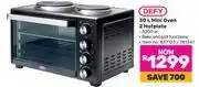 Game Defy 30L Mini Oven 2 Hotplate offer