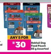 Game Bobtail Dog Food Pouch Assorted-For Any 5 x 85g offer