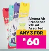 Game Airoma Air Freshener Assorted-For Any 3 x 210ml offer