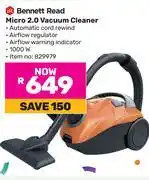 Game Bennett Read Micro 2.0 Vacuum Cleaner offer