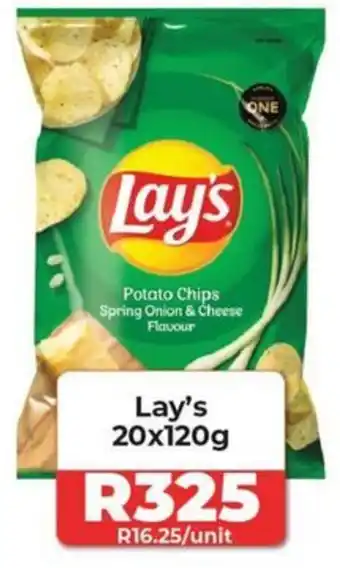 1UP Lay's 20x120g offer