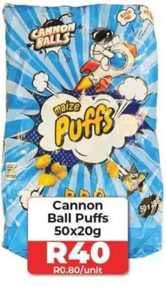 1UP Cannon Ball Puffs 50x20g offer