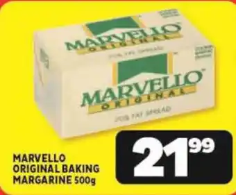 Usave MARVELLO ORIGINAL BAKING MARGARINE 500g offer