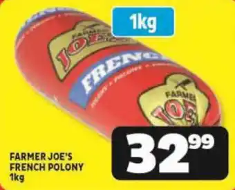 Usave FARMER JOE'S FRENCH POLONY 1kg offer