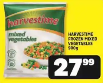 Usave HARVESTIME FROZEN MIXED VEGETABLES 900g offer