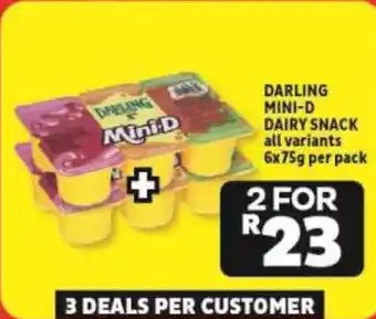 Usave DARLING MINI-D DAIRY SNACK offer