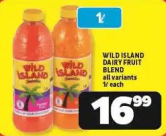 Usave WILD ISLAND DAIRY FRUIT BLEND offer