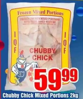 Chubby Chix Mxed Portions 2kg