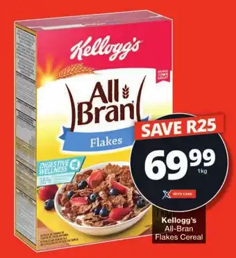 Checkers Kellogg's All-Bran Flakes Cereal offer