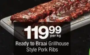 Checkers Ready to Braai Grillhouse Style Pork Ribs offer