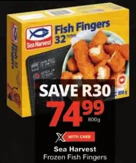 Checkers Sea Harvest Frozen Fish Fingers offer