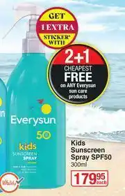 Everysun Kids Sunscreen Spray SPF50-300ml Each