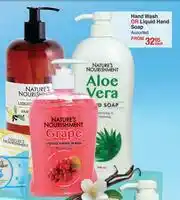 Dis-Chem Nature's Nourishment Hand Wash Or Liquid Hand Soap Assorted-Each offer