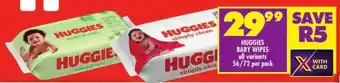 Shoprite HUGGIES BABY WIPES offer