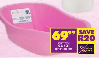 Shoprite JOLLY TOTS BABY BATH offer