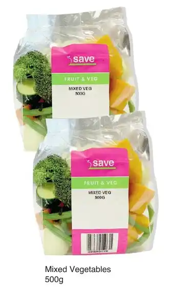 Save Mixed Vegetables 500g offer