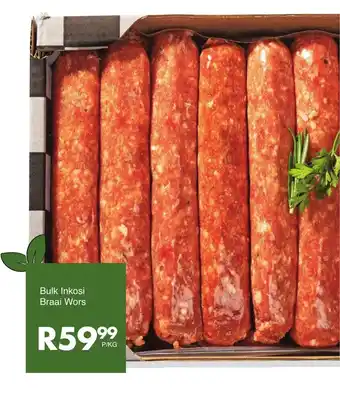 Save Bulk Inkosi Braai Wors offer