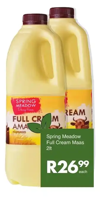 Save Spring Meadow Full Cream Maas 2lt offer