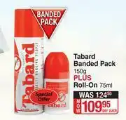 Dis-Chem Tabard Banded Pack 150g Plus Roll On 75ml-Per Pack offer