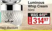 Dis-Chem Olay Luminous Whip Cream-50ml offer