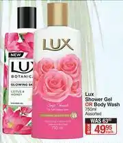 Dis-Chem Lux Shower Gel Or Body Wash Assorted-750ml Each offer
