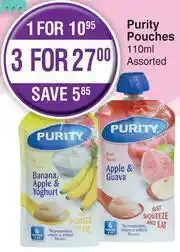 Dis-Chem Purity Pouches Assorted-Each offer