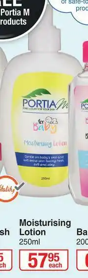 Dis-Chem Portia M Moisturising Lotion-250ml offer