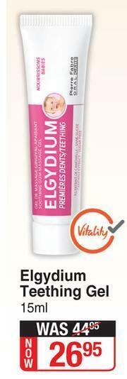 Dis-Chem Elgydium Teething Gel-15ml offer