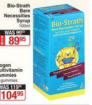 Dis-Chem Bio-Strath Bare Necessities Syrup-100ml offer
