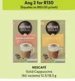 Makro Nescafé - gold cappuccino offer