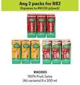 Makro Rhodes - 100% fruit juice offer