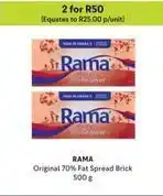 Makro Rama - original 70% fat spread brick offer