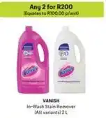 Makro Vanish - in-wash stain remover offer