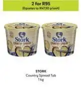 Stork - country spread tub
