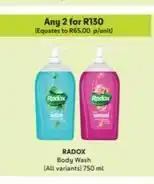 Makro Radox - body wash offer