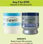 Makro Ingram's - body cream offer