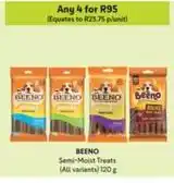 Makro Beeno - semi-moist treats offer