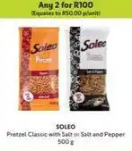 Makro Soleo - pretzel classic with salt or salt and pepper offer